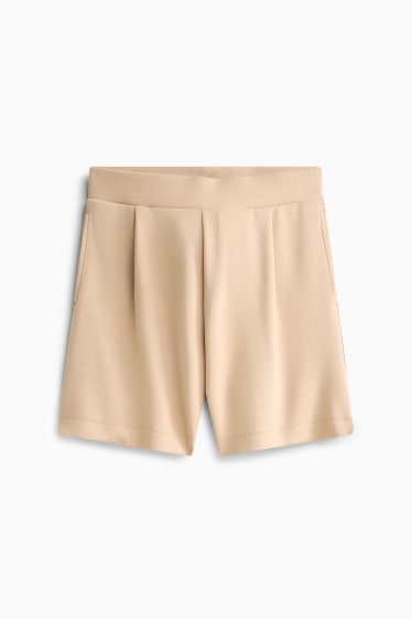 Damen - Shorts - Mid Waist - beige