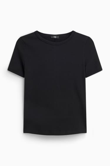 Femmes - T-shirt - noir