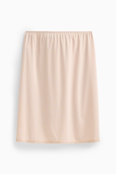 Damen - Unterrock - beige