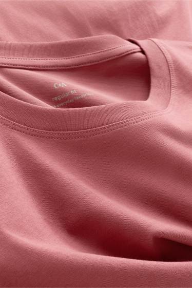 Dona - Samarreta de mànigues curtes - regular fit - vermell