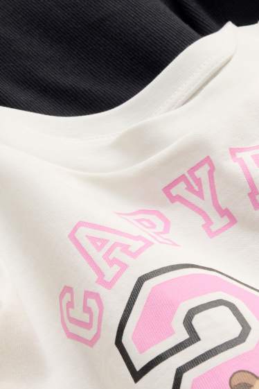 Děti - dívky - Outfit - bílá/černá