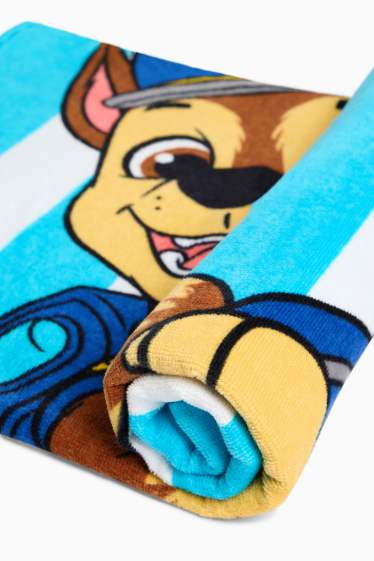 Bambini - PAW Patrol - Chase, Rubble - telo da mare - blu / bianco