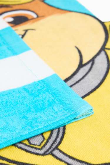 Bambini - PAW Patrol - Chase, Rubble - telo da mare - blu / bianco