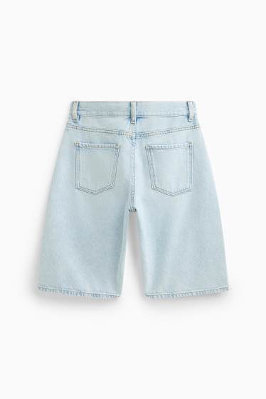 Enfants garçons - Bermudas en jean - jean bleu clair