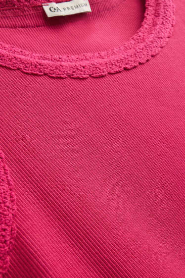 Kinderen: meisjes - Topje - fuchsiarood