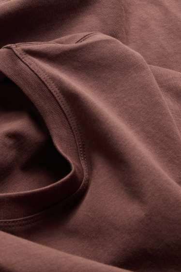 Dámské - Tričko - regular fit - hnědá