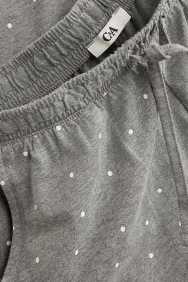 Dona - Pantalons de pijama - de piquets - gris clar