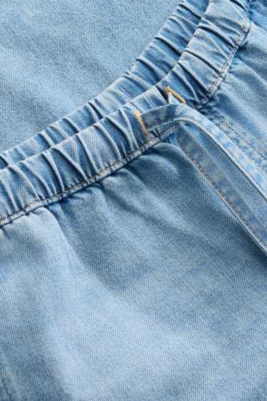 Kinder Mädchen - Wide Leg Jeans - blau