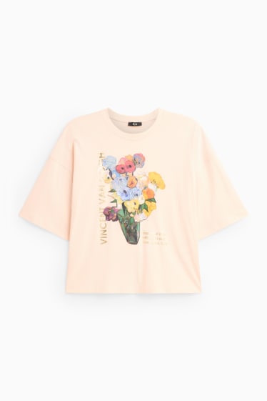 Dames - T-shirt - roze