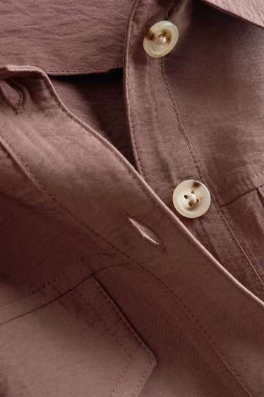 Donna - Blazer corto - marrone