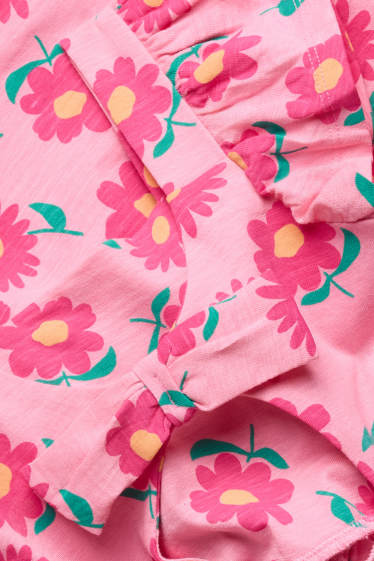 Children Girls - Floral - dress - pink