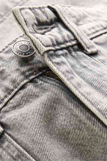 Kinder Jungen - Jeans-Bermudas - helljeansgrau