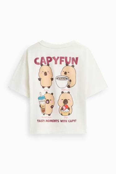 Children Girls - T-shirt - white