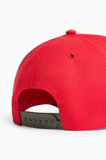 Enfants garçons - Cars - casquette de baseball - rouge