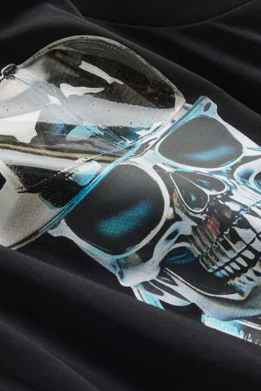 Children Boys - Skull - top - black