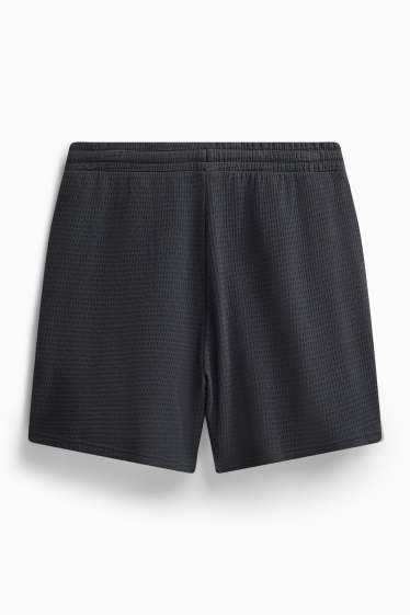 Heren - Sweatshorts - zwart