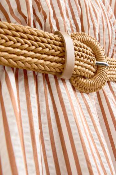 Femei - Rochie - maro deschis