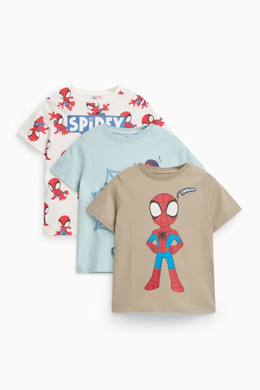 Children Boys - Short-sleeved top - blue / beige