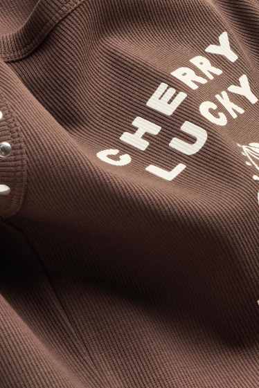 Children Girls - Vest - brown