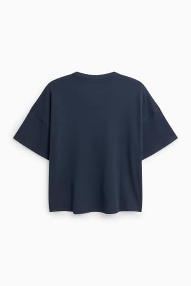 Donna - T-shirt - oversize - Topolino - blu scuro