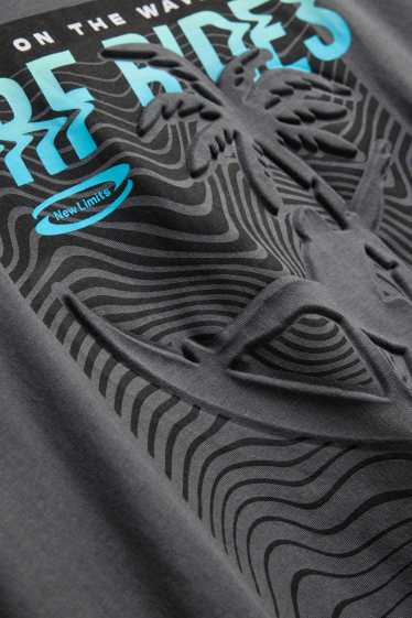 Kinder Jungen - Surf - Kurzarmshirt - schwarz