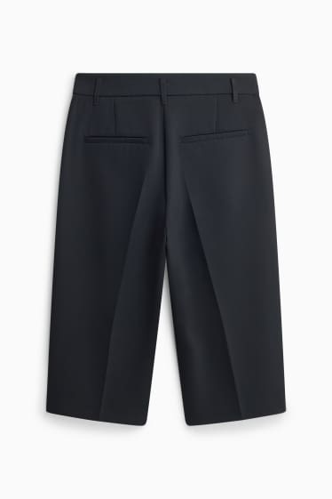 Dames - Bermuda - high waist - zwart