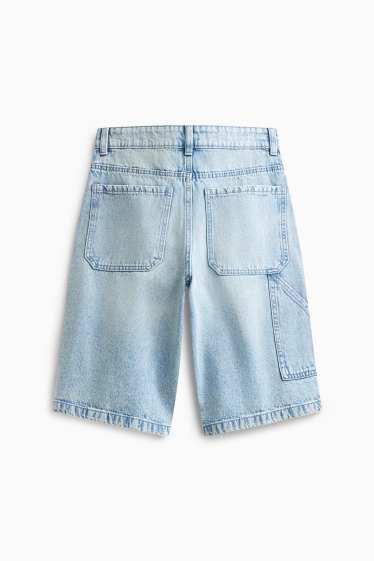 Bambini - Bermuda di jeans - jeans blu