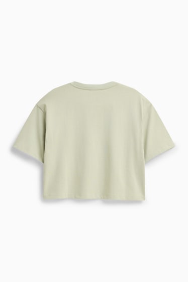 Dames - T-shirt - relaxed fit - lichtgroen