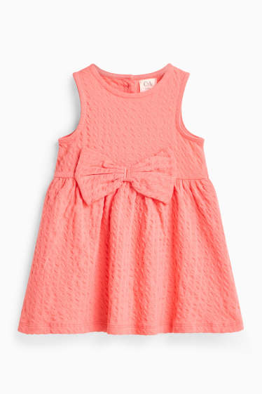 Bébés filles - Robe bébé - abricot