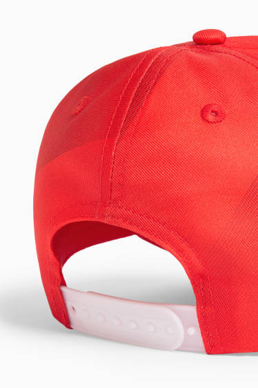 Kinderen: jongens - Zwitserland - baseballpet - rood