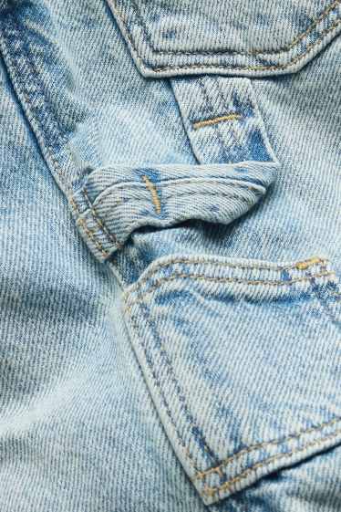 Kinder Jungen - Jeans-Bermudas - hellblau