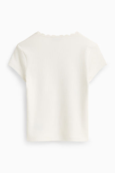 Children Girls - T-shirt - white