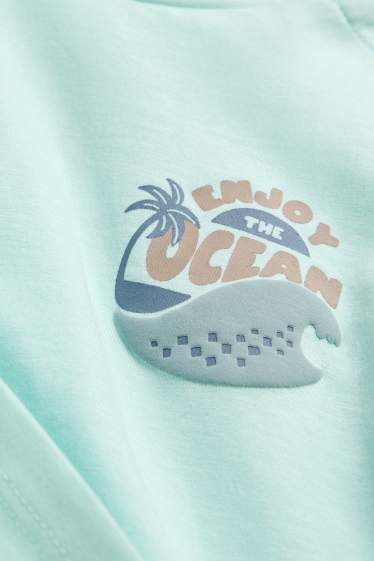 Baby: jongens - Zee - baby-T-shirt - turquoise