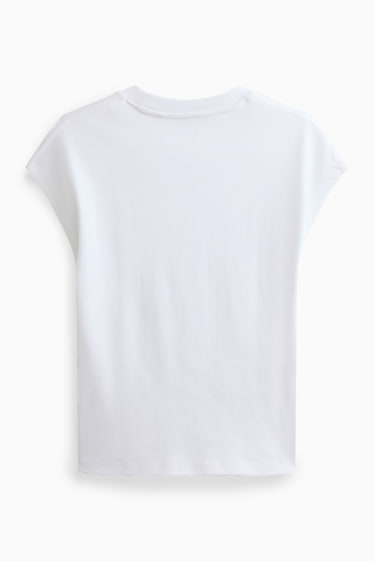 Women - Basic T-shirt - regular fit - white