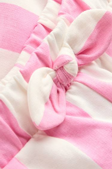 Bambine - Shorts - bianco / fucsia