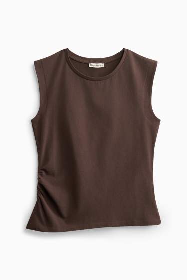 Nena - Samarreta sense mànigues - marró