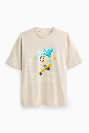 Kinder Jungen - Eis - Kurzarmshirt - beige