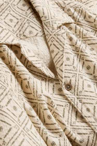 Men - Shirt - beige