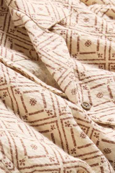 Men - Shirt - sand-coloured