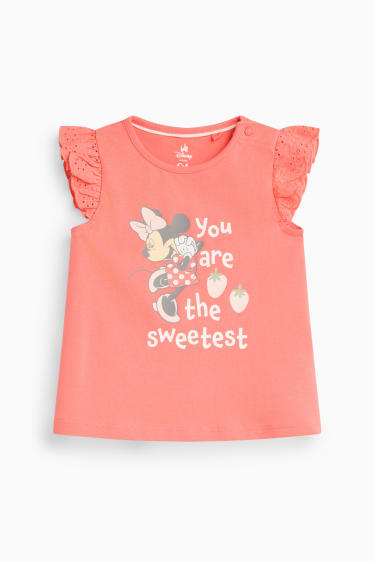 Baby: meisjes - Minnie Mouse - baby-T-shirt - oranje