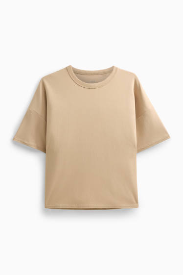 Donna - T-shirt - oversize - beige