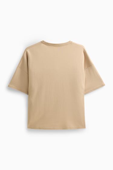 Donna - T-shirt - oversize - beige
