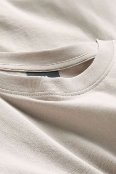 Herren - T-Shirt - Oversized - beige