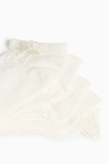 Baby Mädchen - Multipack 5er - Baby-Socken - weiß