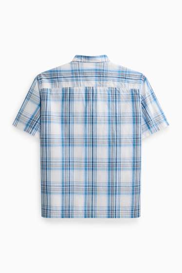 Uomo - Camicia - blu