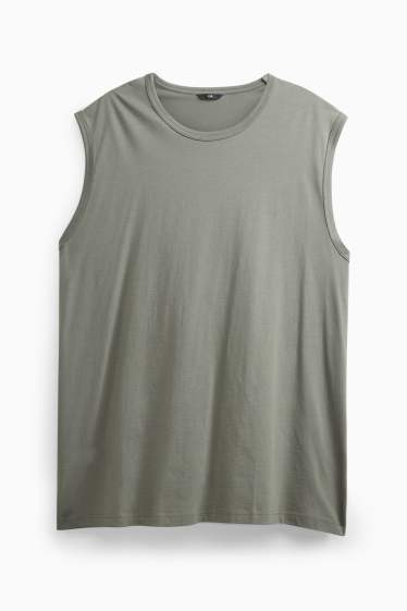 Herren - Tank Top - khaki