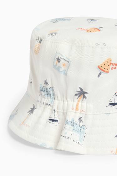 Baby Boys - Summer - baby hat - white
