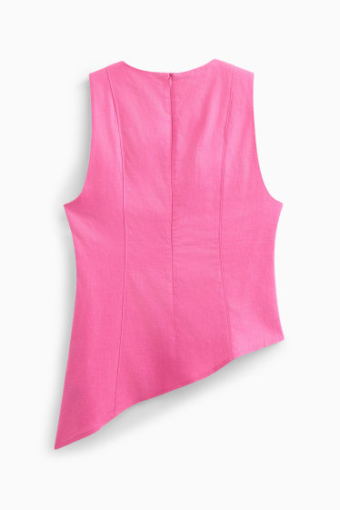 Damen - Blusentop - rosa