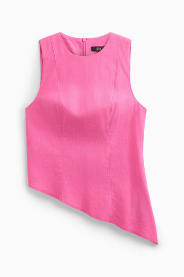 Damen - Blusentop - rosa