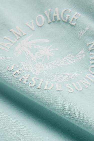 Uomo - T-shirt - turchese